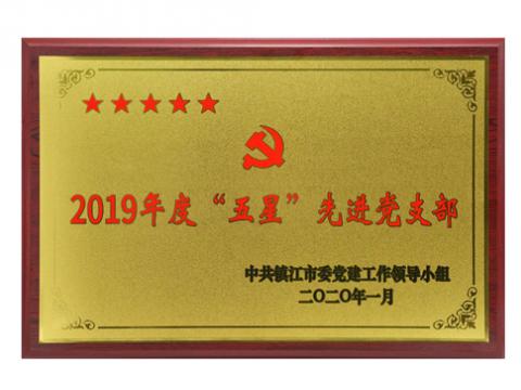 918博天堂行政党支部获评“五星”先进党支部